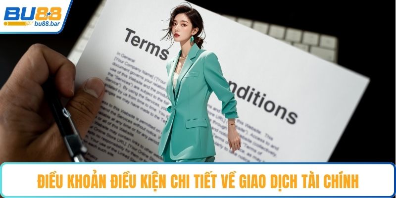 Điều khoản điều kiện chi tiết về giao dịch tài chính